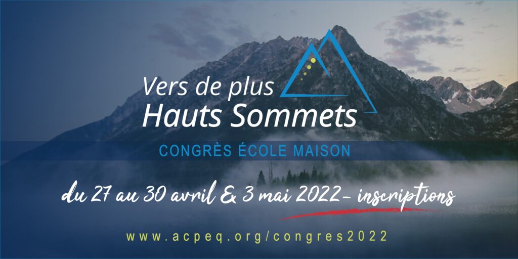 Inscrivez-vous au Congrès de l’ACPEQ!
